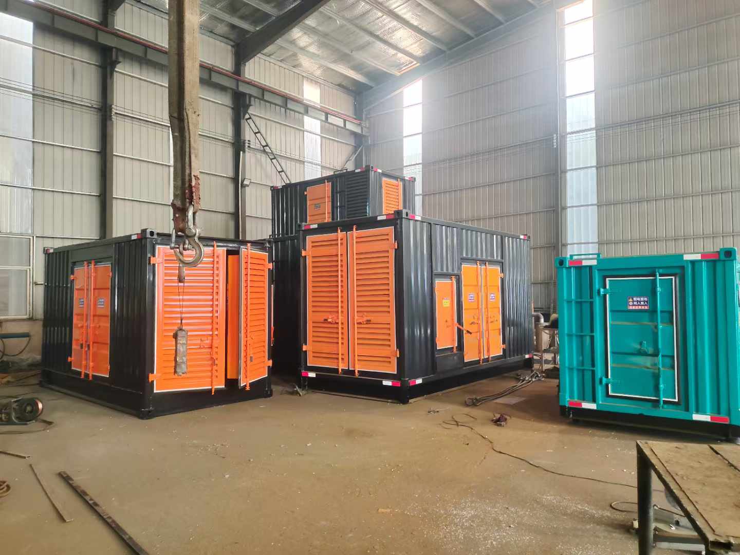嫩江500kw柴油发电机组可以带动多少功率设备？